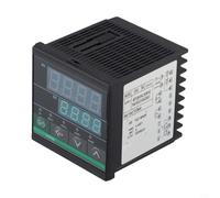 Contrôleur de température PID intelligent CH702 avec double sortie pour relais et pour ssr, 2 fonctions d'alarme, entrée de type K, plage de contrôle de 0 à 400 °C, affichage LED pour machines de