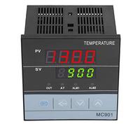 Contrôleur de Température PID, MC901 Régulateur de température PID Numérique Type K Sonde d'Entrée PT100 Relais SSR Sortie
