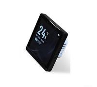 Contrôleur de température WiFi avancé avec affichage LED et commandes tactiles, prise en charge des commandes vocales et des paramètres de température programmables pour systèmes d'air central (noir)