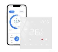 Contrôleur de température WiFi intelligent pour chauffage au sol et chaudière à gaz, thermostat numérique programmable avec horaires réglables (blanc)
