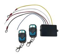 Contrôleur de treuil sans fil - Télécommande 12 V et 24 V, émetteur électrique robuste et récepteur longue portée | ATV Remorque Récupération de Camion Atelier de Remorque Garage M