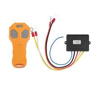 Contrôleur de treuil Universel PolyGen avec récepteur DC9-30 V et kit de télécommande de treuil de 75 Pieds de portée 434 MHz pour Gestion de Levage de camions/SUV/ATV
