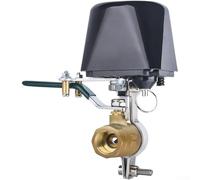 Contrôleur de vanne d'eau intelligent, contrôleur de valve de gaz WiFi avec minuterie et commande vocale pour une gestion facile, télécommande PP (DN15)