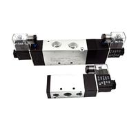 Contrôleur de vanne pneumatique série 4V, 1 pièce, 5/2 5/3, 4V210-08 4V220-08 4V330C-10, solénoïde d'air électromagnétique AC220V DC24V DC12V(4V430C-15,DC12V)