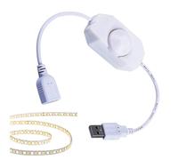 Contrôleur De Variateur LED - Ergonomic, Compact, Bande Lumineuse Bouton, Lumière Commande Unipolaire À, Multipurpose Everyday Utility | Multipurpose Outdoor Indoor Utility Portable