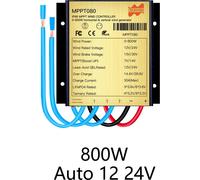 Contrôleur de vent MPPT, puissance 800W, design étanche IP68, 800W Auto 12V 24V