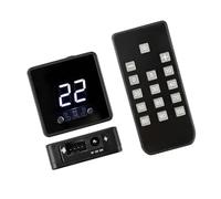 Contrôleur de ventilateur à 4 broches 5 V 12 V 24 V avec affichage numérique Télécommande entrée refroidissement charge rapide contrôleur de ventilateur avec télécommande