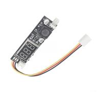 Contrôleur de ventilateur CC 12 V avec contrôle, régulateur de qualité industrielle pour refroidissement de boîtier d'ordinateur et de salle de serveurs, module de réduction du bruit avec automatique