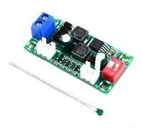 Contrôleur de ventilateur CC avec contrôle automatique de la température, module réglable à 4 niveaux pour 5 V-30 V CC et 4 V-20 V AC, carte de refroidissement industrielle avec sonde 10K (5 V)