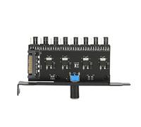 Contrôleur de Ventilateur d'ordinateur, Interface Multi-canaux à Faible Perte de génération de Chaleur pour concentrateur de Ventilateur PC avec vis pour châssis de processeur(Interface SATA)