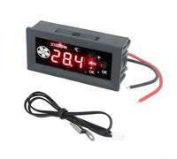 Contrôleur de ventilateur numérique à 4 fils 12 V 3 A, régulateur de température avec écran LCD, refroidissement du boîtier d'ordinateur, compatible avec le signal 25 kHz (2 lignes de points noirs)