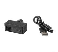 Contrôleur de ventilateur PWM à 4 broches pour USB pour alimentation de type C Régulateur de vitesse du ventilateur de refroidissement, avec bouton réglable pour refroidissement à eau PC