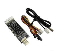 Contrôleur de ventilateur PWM DC 12 V 4 fils thermostat avec affichage numérique pour module de contrôle de température de refroidissement PC