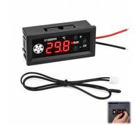 Contrôleur de Ventilateur PWM DC 12V 4 Broches, PWM Fan Speed Controller, Régulateur Intelligent avec Affichage Numérique Température et Vitesse RPM, Module pour Ventilateur PC 4 Fils, Boîtier DIY