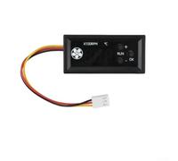 Contrôleur de ventilateur PWM, régulateur de vitesse variable 12 V 1-100 % avec sonde de température, faible consommation de courant ≤ 40 mA pour ventilateur de refroidissement et serveur de boîtier