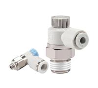 Contrôleur de vitesse AS1201F AS2201F 3201F, 1 pièce, avec raccord à une touche, valve d'accélérateur sortie, pneumatique(01-06SA,Intake Control Valve)