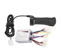 Contrôleur de vitesse brossé de 500 W moteur et poignée d'accélérateur - Contrôle de vitesse sensible du guidon sans glissement - Ajustement pour tricycle de vélo électrique, #1, #1
