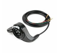 Contrôleur de vitesse d'accélérateur 24 V 36 V 48 V pour vélos électriques et scooters électriques - Support de guidon de 2,2 cm, sensibilité stable, installation côté gauche ou droit