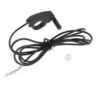 Contrôleur de vitesse d'accélérateur avec pouce droit pour scooter électrique et vélo avec contrôle de vitesse push, compatible avec guidon de 22 mm et connexion à trois fils (B)