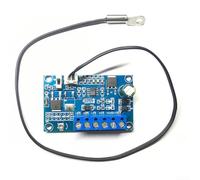 Contrôleur de vitesse de contrôle de température automatique pour PWM PC PWM 12 V 24 V 4 A, régulateur de vitesse du moteur DC, système de refroidissement du processeur