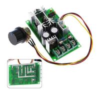 Contrôleur de vitesse de moteur à courant continu 20 A Régulateur 10 linéaires 60 V contrôlés par potentiomètre Moteurs CC brossé pour vitesse à travers le bloc 25 kHz Barrière de fréquence Réglage