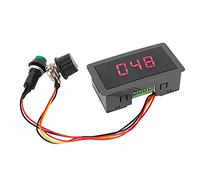 Contrôleur de vitesse de moteur à courant continu, CCM5D PWM interrupteur de commande de vitesse en continu 6V 12V 24V régulateur de pilote réglable d'affichage numérique