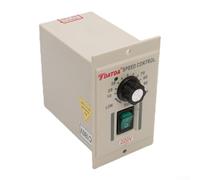 Contrôleur de vitesse de moteur AC 220 V à DC 180 V avec bouton, contrôle de vitesse variable pour moteurs CC 0-400 W, couple doux et constant