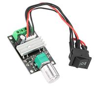Contrôleur de vitesse de moteur DC6V/12V/24V 80W (PWM) interrupteur inverseur de moteur à courant continu réversible à vitesse réglable pour les petits travaux de bricolage