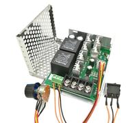 Contrôleur de vitesse de moteur PWM DC, 50 pièces/lot, interrupteur inversé, interrupteur d'inversion 40A (6.5)