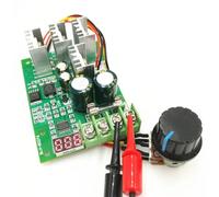 Contrôleur de vitesse de moteur PWM DC à affichage numérique, 50 pièces/lot, affichage 0 ~ Module d'entraînement réglable 6V12V24V36V48V60V Max30A(6.8)