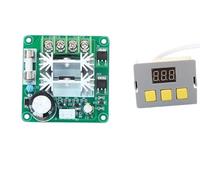Contrôleur de vitesse de moteur PWM DC12V-30V 12V 24V 10A, 50 pièces/lot, avec affichage numérique (6.5)