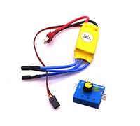 Contrôleur de vitesse de moteur sans balais DC 12V 30A Régulateur de vitesse de moteur 3-Phase haute puissance Contrôleur de moteur PWM Pilote avec test de serveur