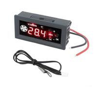 Contrôleur de vitesse de ventilateur 12 V à 4 fils avec affichage numérique de la température et du régime - Prend en charge les ventilateurs PWM jusqu'à 3 5 A pour des solutions de refroidissement