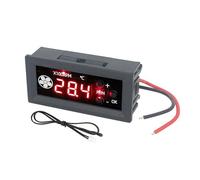 Contrôleur de vitesse de ventilateur à affichage numérique 12 V 4 fils, sondes de température et installation facile pour contrôleur de température de ventilateur 3 A