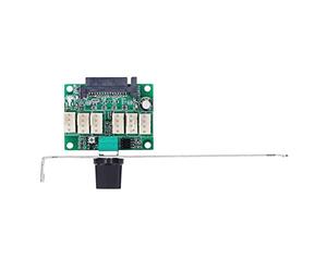 Contrôleur de Vitesse de Ventilateur d'interface d'alimentation SATA, Prise 2510, déflecteur de châssis d'ordinateur, Module PWM réglable pour Refroidissement PC, Ventilation,