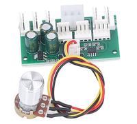 Contrôleur de Vitesse de Ventilateur PC, 12V 4Pins/3Pins Interface Universelle Pwm Gouverneur, 8 Voies 0-99.99% Pilote de Ventilateur de Refroidissement de PC Châssis Réglable, pour 8 Ventilateurs