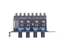 Contrôleur De Vitesse De Ventilateur Pci Cover, Contrôle De Température 12v Pour Cpu, Port D'alimentation Ide 8 Voies 4 Broches 3 Broches
