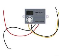 Contrôleur de vitesse de ventilateur réglable AC 220 V Affichage numérique Réducteur de vitesse du moteur ABS PCB Bouton de contrôle en continu pour appareils ménagers et équipements industriels