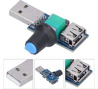 Contrôleur de vitesse de ventilateur USB Contrôle du volume Ajustement de la carte Ajustement de la vitesse Module à faible bruit