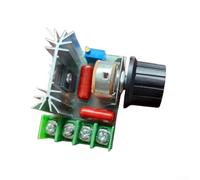 Contrôleur de vitesse du moteur 2000 W avec régulateur de tension CA et interrupteur pour une utilisation avec des éléments chauffants, contrôle de la vitesse du moteur, gradation de l'éclairage et