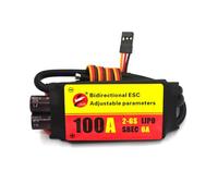 Contrôleur de vitesse électrique bidirectionnel 12 A 20 A 40 A 60 A 80 A 100 A pour télécommandes, hélice sous-marine de voiture, moteur sans balais Esc