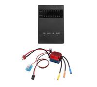 Contrôleur De Vitesse Électronique Esc Sans Balais, Étanche À La Poussière Avec Carte De Programme Pour Voiture Tout-Terrain 1/16 1/18 Rc