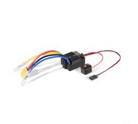 Contrôleur de vitesse électronique sans balais, 1 pièce 60 A sans balais RC ESC 2-3S ESC contrôleur de vitesse électrique 6-9 cellules NiMH pour échelle 1/10 (noir)