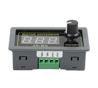 Contrôleur de vitesse numérique pour moteur CC 5 V 12 V 24 V avec bouton encodeur, carte pilote 150 W 5 A, limiteur de courant doux, interrupteur de cycle de service réglable