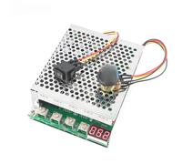 Contrôleur de Vitesse Numérique PWM Réversible 5500 W 15 KHz avec LED, 10-55 V CC, Marche Avant/Arrière et Potentiomètre