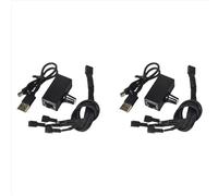 Contrôleur de vitesse PWM 2X 12V 4 broches, alimentation USB Type-C, système de refroidissement liquide DIY avec câble adaptateur 1 vers 3