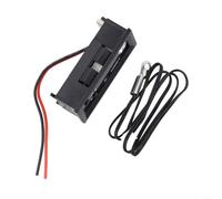 Contrôleur de vitesse PWM 4 fils 12 V avec moniteur numérique de température et de vitesse, prend en charge la minuterie d'arrêt à basse température et les ventilateurs jusqu'à 3 A (2 lignes + anneaux