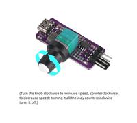 Contrôleur de Vitesse PWM B3 à 4 Broches pour Ventilateur avec Régulateur de Vitesse, Module de Vitesse à Interrupteur Simple Face
