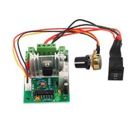 Contrôleur de vitesse PWM réglable pour moteur CC - Régulateur de vitesse réversible - 5-30 V CC 6 A/150 W - Module de régulation de la vitesse pour moteur à brosse CC