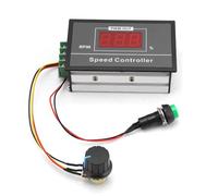 Contrôleur de vitesse - Régulateur de vitesse du moteur CC 6-60 V 12 V 24 V 36 V 48 V 30 A PWM DC Contrôleur de vitesse du moteur PWM DC Interrupteur de démarrage et d'arrêt Variateur de température